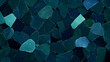 © Rohit k  - Minimal art, Geometric mosaic pattern with dark turquoise tiles creating minimalist, textured surface for design backgrounds