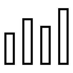 Poster - Bar Chart Graph vector icon