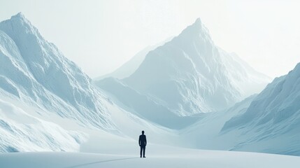 Poster - Design-focused minimalist backgrounds for a sleek, professional look.