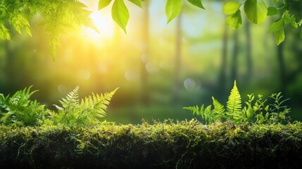 Wall Mural - environmental benefits of biomass as a renewable energy resource for the future.