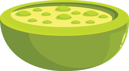 Poster - Ripe green fruit cut in half, revealing juicy pulp and seeds, offering a refreshing and healthy treat