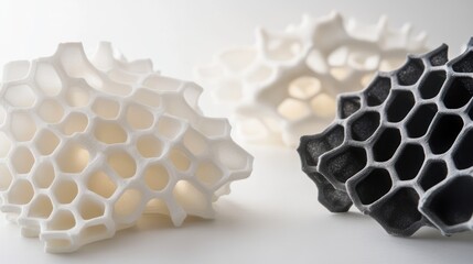 Poster - Honeycomb-inspired hexagonal patterns reimagined for biomedical and molecular applications.