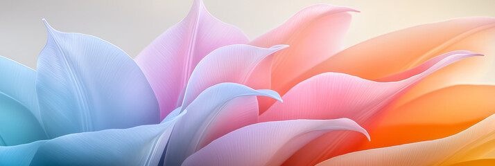 Aufkleber - A vivid macro image of a tulipâ€™s delicate petals, showcasing the subtle color variations and intricate petal structure in soft daylight,