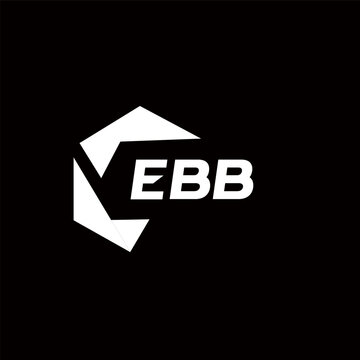EBB creative minimalist letter logo. EBB unique vector initials alphabet letter logo design