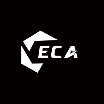 ECA creative minimalist letter logo. ECA unique vector initials alphabet letter logo design