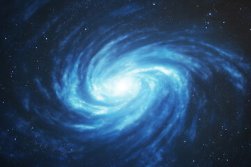Poster - A galaxy with a spiral shape