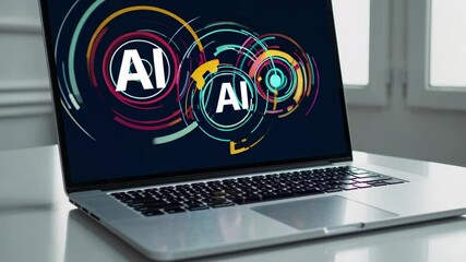 Leinwandbilder - Exploring artificial intelligence concepts through creative digital design techniques and innovative technology