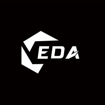 EDA creative minimalist letter logo. EDA unique vector initials alphabet letter logo design