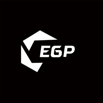 EGP creative minimalist letter logo. EGP unique vector initials alphabet letter logo design
