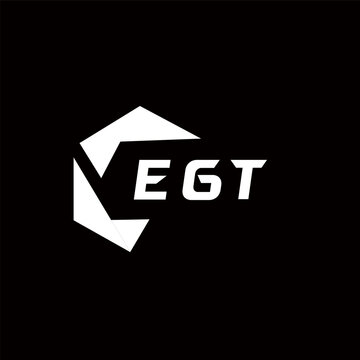 EGT creative minimalist letter logo. EGT unique vector initials alphabet letter logo design