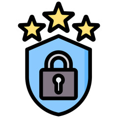 Poster - Gdpr Outline Color Icon