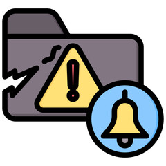 Poster - Breach Notification Outline Color Icon