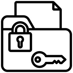 Poster - Access Log Outline Icon