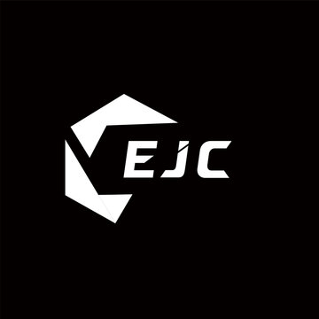 EJC creative minimalist letter logo. EJC unique vector initials alphabet letter logo design