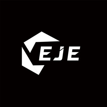 EJE creative minimalist letter logo. EJE unique vector initials alphabet letter logo design