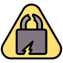 Poster - Vulnerability Outline Color Icon
