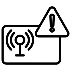 Poster - Intrusion Detection Outline Icon