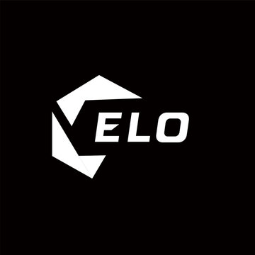 ELO creative minimalist letter logo. ELO unique vector initials alphabet letter logo designELO creative minimalist letter logo. ELO unique vector initials alphabet letter logo design