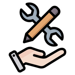 Poster - Skill Outline Color Icon