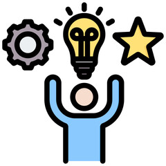 Poster - Acquire Outline Color Icon