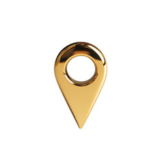 Poster - A three dimensional golden location marker is shown against a white background.