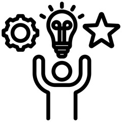 Poster - Acquire Outline Icon