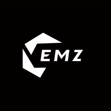 EMZ creative minimalist letter logo. EMZ unique vector initials alphabet letter logo design
