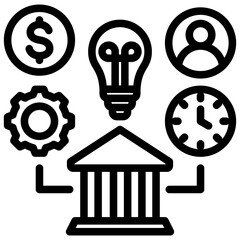 Poster - Resources Outline Icon
