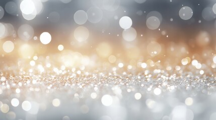 Poster - Elegant Gray and White Bokeh Texture with Soft Light Patterns Suitable for Backgrounds and Design Projects in Vivid Color Combinations