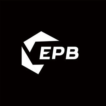 EPB creative minimalist letter logo. EPB unique vector initials alphabet letter logo design