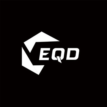 EQD creative minimalist letter logo. EQD unique vector initials alphabet letter logo design