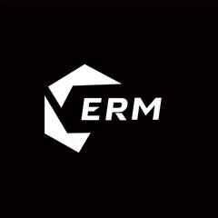 Poster - ERM creative minimalist letter logo. ERM unique vector initials alphabet letter logo designERM creative minimalist letter logo. ERM unique vector initials alphabet letter logo design