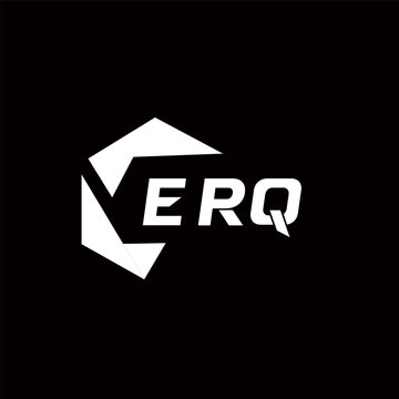ERQ creative minimalist letter logo. ERQ unique vector initials alphabet letter logo designERQ creative minimalist letter logo. ERQ unique vector initials alphabet letter logo design