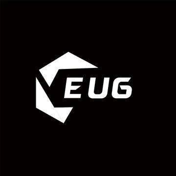 EUG creative minimalist letter logo. EUG unique vector initials alphabet letter logo design