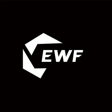 EWF creative minimalist letter logo. EWF unique vector initials alphabet letter logo design EWF creative minimalist letter logo. EWF unique vector initials alphabet letter logo design