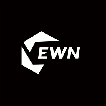 EWN creative minimalist letter logo. EWN unique vector initials alphabet letter logo design EWN creative minimalist letter logo. EWN unique vector initials alphabet letter logo design