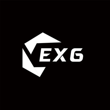 EXG creative minimalist letter logo. EXG unique vector initials alphabet letter logo design EXG creative minimalist letter logo. EXG unique vector initials alphabet letter logo design