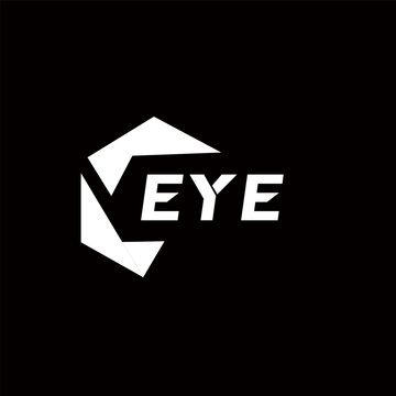 EYE creative minimalist letter logo. EYE unique vector initials alphabet letter logo design EYE creative minimalist letter logo. EYE unique vector initials alphabet letter logo design