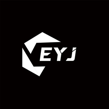 EYJ creative minimalist letter logo. EYJ unique vector initials alphabet letter logo design EYJ creative minimalist letter logo. EYJ unique vector initials alphabet letter logo design