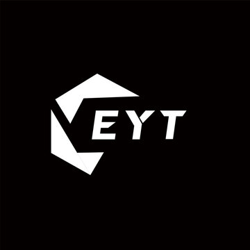 EYT creative minimalist letter logo. EYT unique vector initials alphabet letter logo design EYT creative minimalist letter logo. EYT unique vector initials alphabet letter logo design