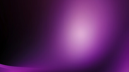 Leinwandbilder - Abstract gradient background blending deep purple and black tones with glowing white light in the upper right corner. Smooth texture and ethereal quality create a striking interplay of contrast, light