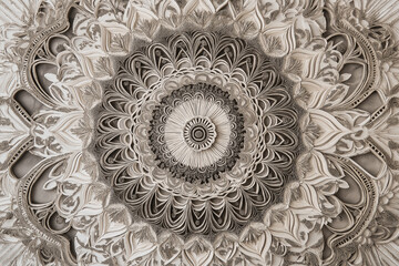 Poster - A beautiful mandala with intricate details