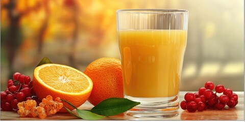 Poster - Freshly Squeezed Orange Juice with Pulp