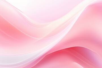 Poster - pink waves creating an abstract background with smooth and elegant curves