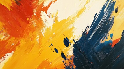 Poster - A dynamic abstract background filled with bold brush strokes and splashes of color, creating a vibrant and artistic feel that inspires creativity and imagination.