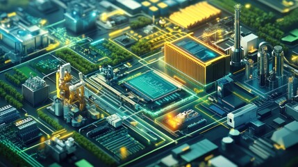 Poster - Smart Factory Digital Industrial Complex Network System
