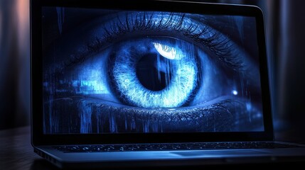 Poster - Digital Eye Gazing From Laptop Screen