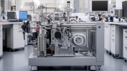 Poster - Advanced Scientific Laboratory Equipment in a Clean Room