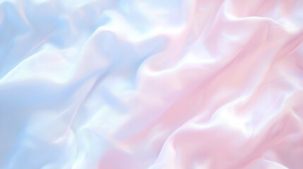 Aufkleber - Soft pastel colors blend seamlessly in flowing fabric, creating serene and calming atmosphere