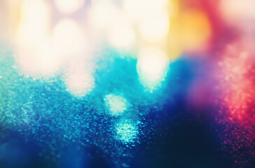 Poster - abstract blurred grainy gradient background . colorful digital grain soft noise effect pattern. lo-f